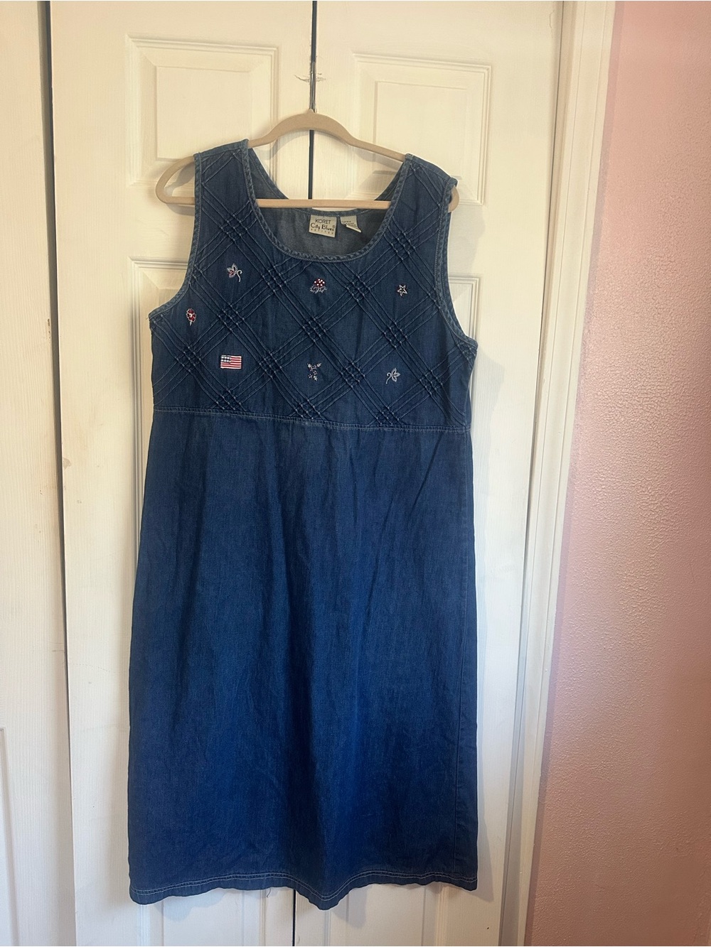 Vintage Koret Americana midi dress women’s large